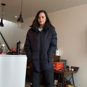 Women's Navy blue Faculty Down Puffer Jacket